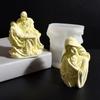 Holy Mother Silicone Mold for Candle Making 3D Mother of God Epoxy Resin Molds Ideal for Craft Ornaments and Home Decors