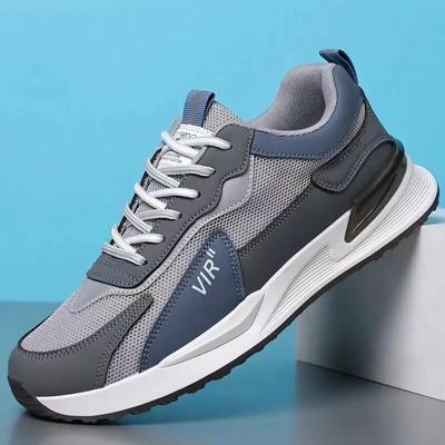 Fashion Breathable Men's Sports Running Shoes Designer New Lace-up Platform Casual Sneakers Male Walking Footwear Zapatos Hombre