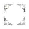 4pcs Corner Mirror Sticker Acrylic 3D Wall Stickers Self-adhesive Cabinet Edge Building Border Living Room Bedroom Home Decor
