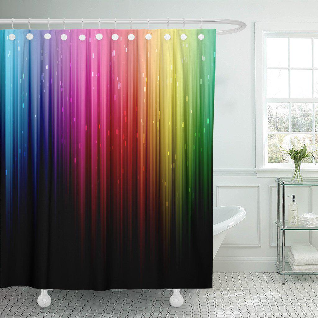 Colorful Bright Abstract Rainbow Colors Lights Vibrant Polyester Shower Curtain 60x72inch 150x180cm Buy At A Low Prices On Joom E Commerce Platform Find this pin and more on cute shower curtains by home wall art decor & home interior design. colorful bright abstract rainbow colors lights vibrant polyester shower curtain 60x72inch 150x180cm