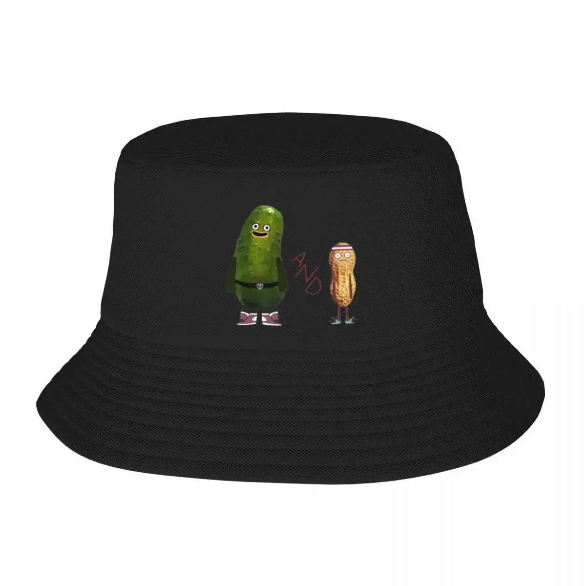 pickle and peanut Bucket Hat Anime beach hat Hat Beach Mountaineering Womens Hats Unisexs
