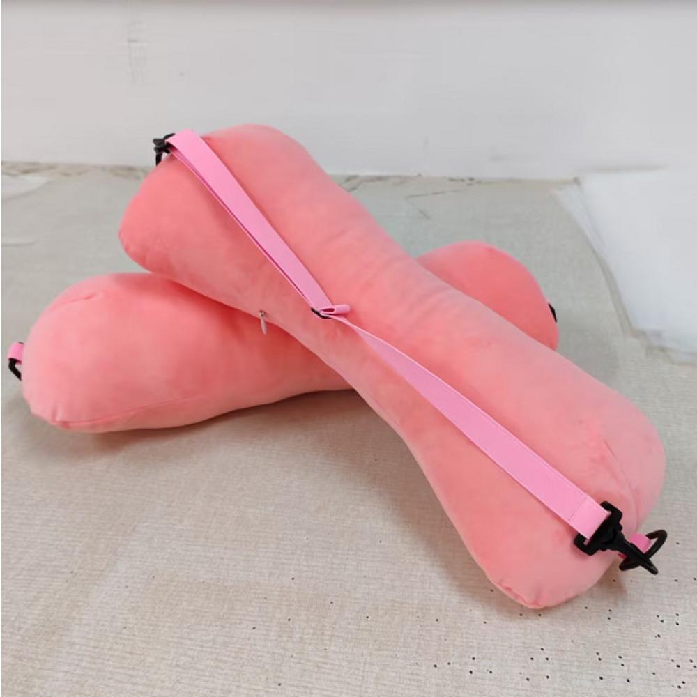 Adjustable Strap Neck Support Pillow Versatile Waist Support Pillow New Car Headrest Cushion Sleep