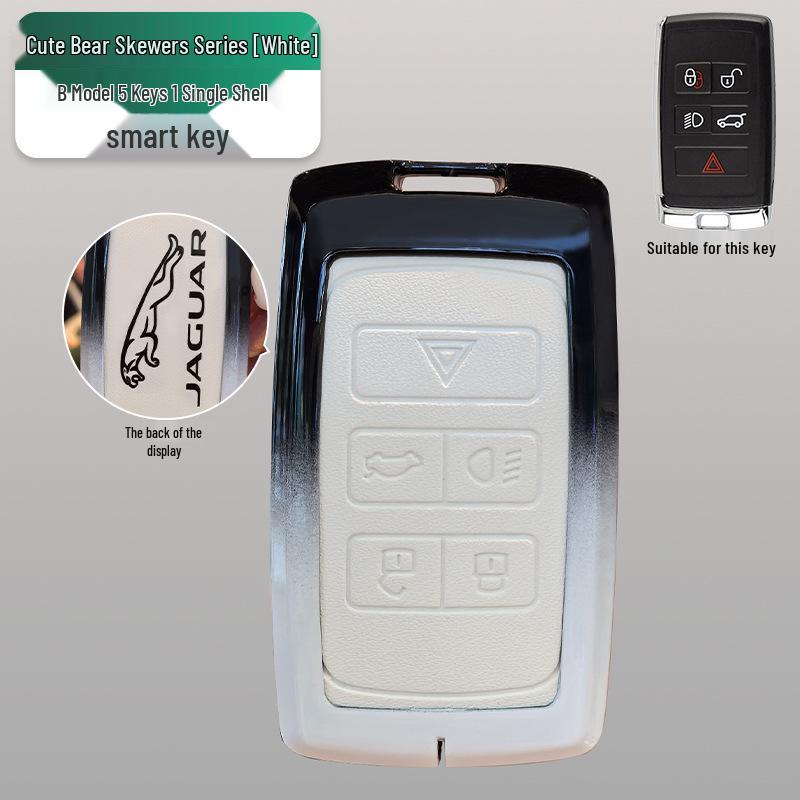 Премиальная металлическая пряжка - Чехол для ключа для Jaguar XFL, XEL, E-Pace, F-Pace, F-Type - Аксессуар для женской сумки No Specifications