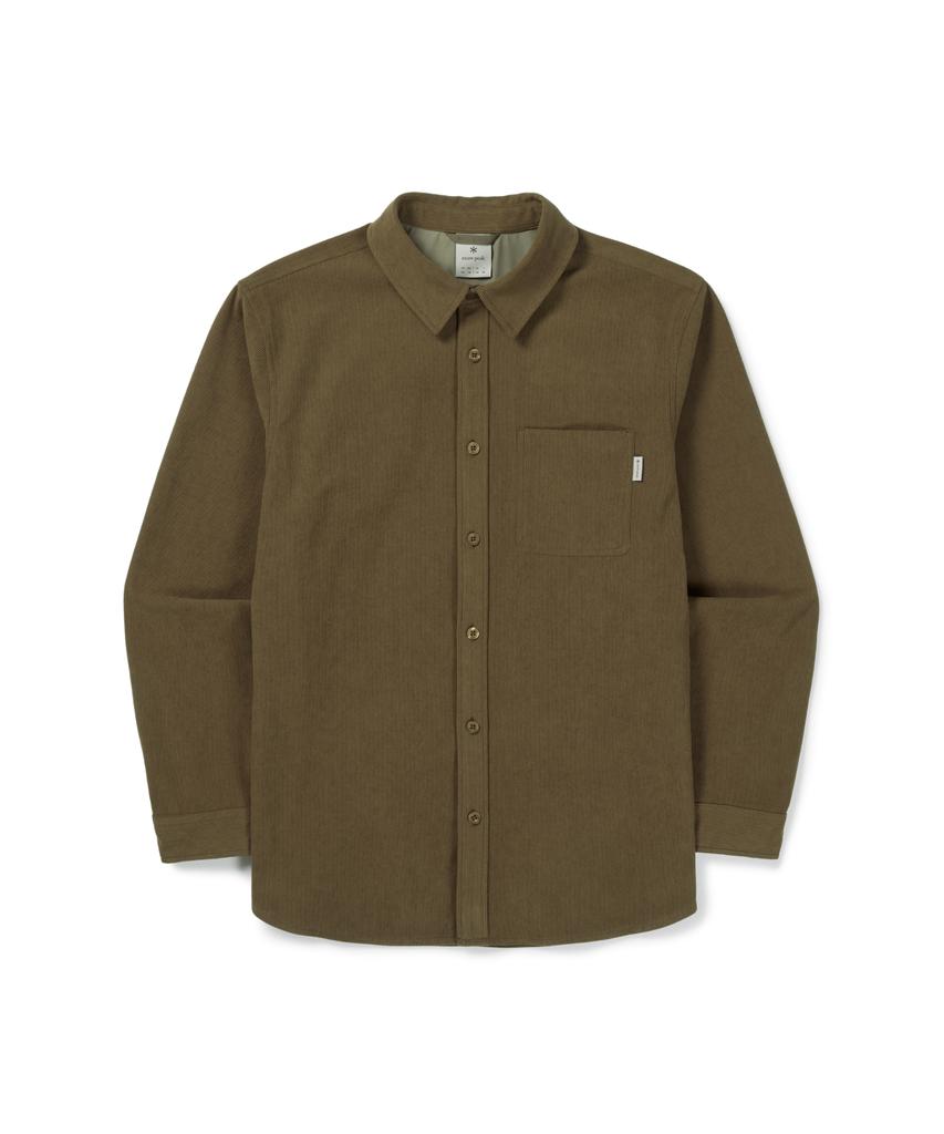 SNOWPEAK APPAREL Corduroy Shirt (S26Fmfsh70) Yellow Khaki