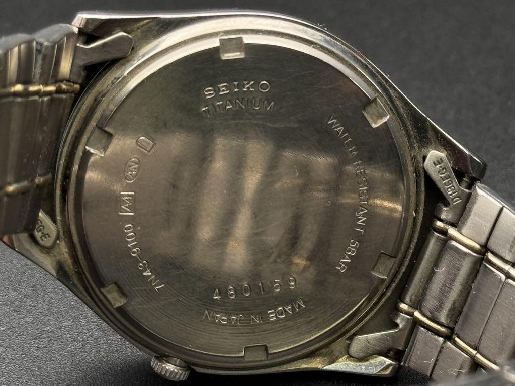 [USED] SEIKO Titanium Gold, battery replaced, working condition
