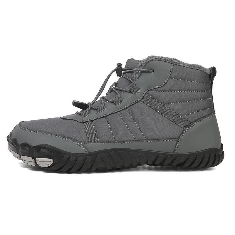 Waterproof snow boots men's and women's cold-proof cotton shoes couple high-top outdoor velvet sports shoes barefoot winter shoes