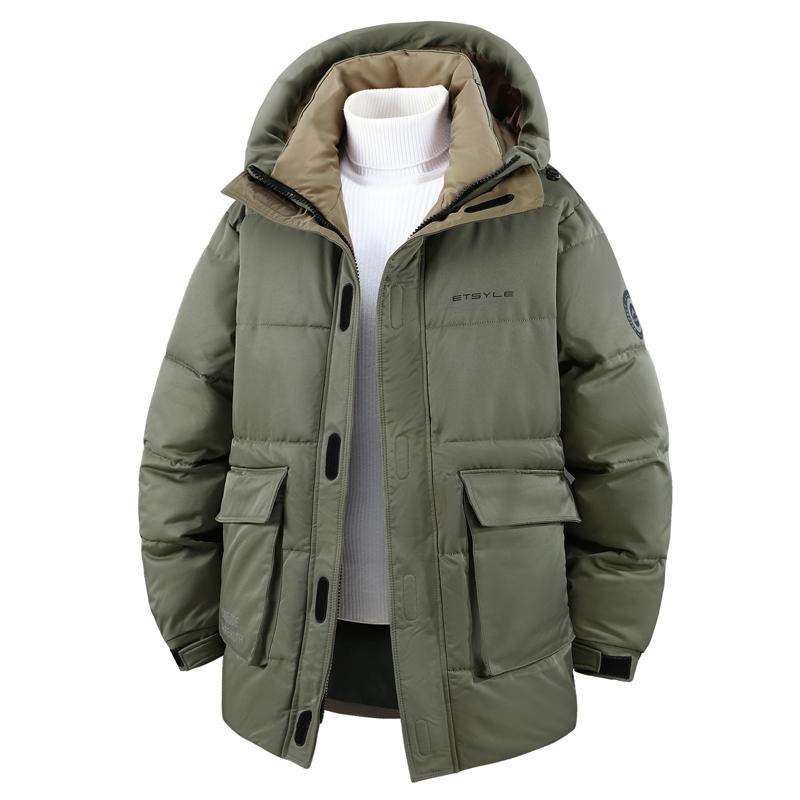 

Большой размер 5XL-11XL Модные зимние мужские куртки с капюшоном Повседневные Свободные Толстые Теплые Оверсайз Верхняя одежда Мужское пальто 9XL армия зеленый