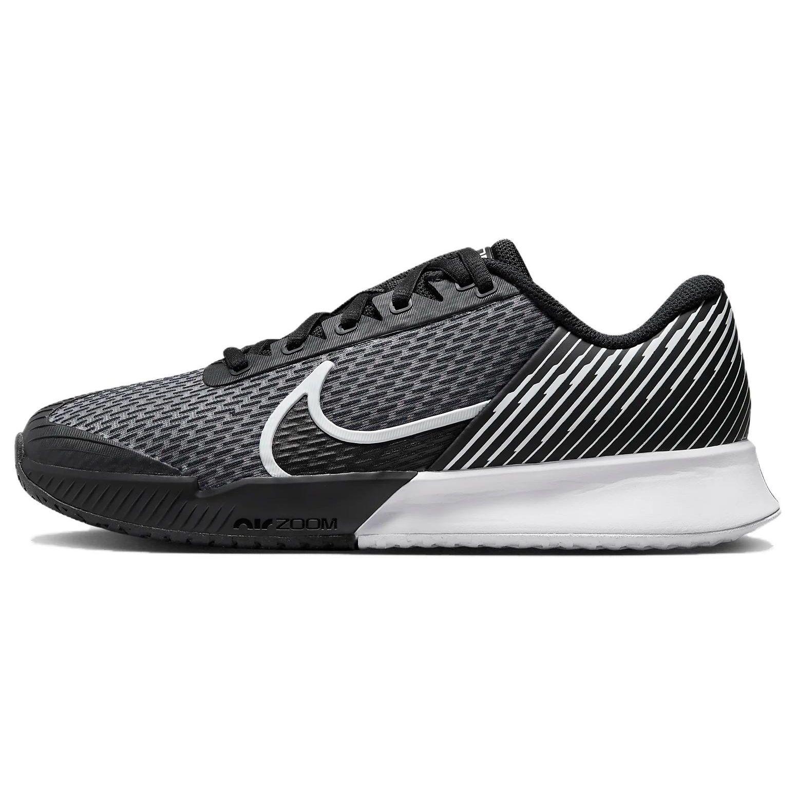 

NikeCourt Air Zoom Vapor Pro 2 HC Wide Black White Women Sneakers FB2200-001 44