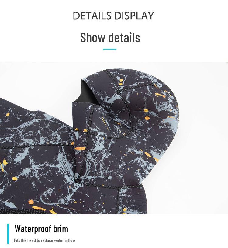 5mm Thickened Plus Size Winter Wetsuit - Cold-Proof, Jellyfish Protection for Swimming & Surfing