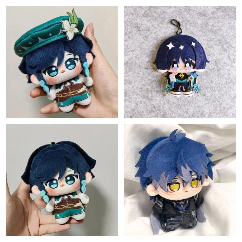10cm Genshin Impact Venti Schattige Print Katoenen Pop Schattige Pluche Pop Rugzak Hanger Verrassingscadeau voor Vrienden