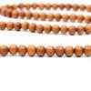 108 Bead Sandalwood Mala Necklace | Natural Sandalwood Prayer Beads for Meditation, Yoga, Japa & Spiritual Healing | Buddhist Mala for Men & Women