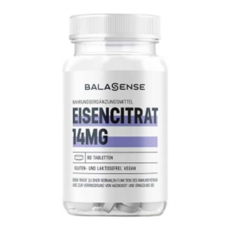 

Balasense Iron Citrate 14 mg, 90 Tablets