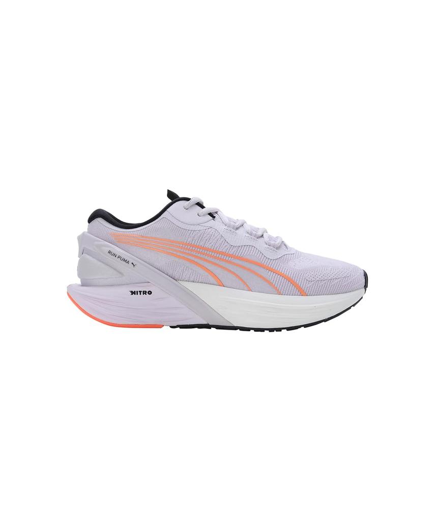 Puma Run Double X Nitro Running Sneakers by 2022 Lavender Size cm (376171) [Worn AYA] Women's Spring/Summer Colorway Fog/Metallic Silver/Neon Citrus,