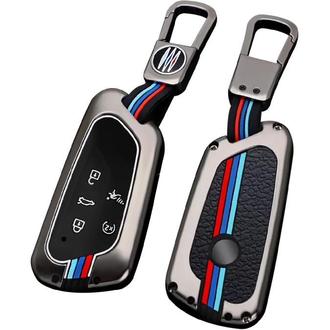 Compatible With Volkswagen Key Fob Cover Atlas Tiguan ID.4 Atlas Cross Sport,2025-2026 Tiguan 2024 2025 Atlas Cross Sport/Atlas Key Fob Case,Metal