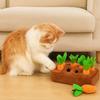 6/8 Hole Carrot  Dog Toys Soft Puppy Chew Toy Creative Interactive Training Toys  for Cats and Dogs