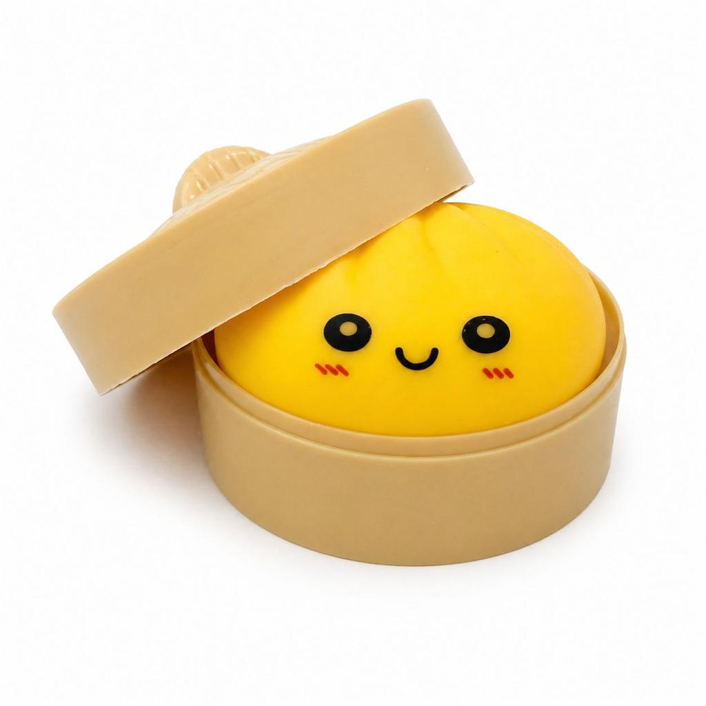 Giant Dumpling Squishy Slow Rising Stress Relief Toy Orange Creative Gift Squeeze Ball Fun Kids Toy