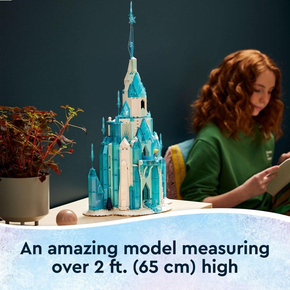 LEGO Disney Frozen Ice Castle Building Toy 43197 with Anna Elsa Olaf Mini Doll Figures Suitable for Children 6+