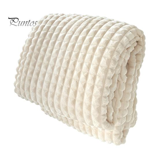 Thermal Insulation Blanket for Autumn Waffle Textured Fleece Throw Blanket, Solid Color Milk Flannel Grid Cut Warm Plush Couch Soft Cozy Bed