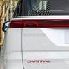 AAAGS1 3D Car Styling For Kia Carnival Letter Emblem HEV LX EX SX Prestige Badge Metal Stickers Rear Trunk Decals Auto Accessories