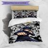 3pcs Duvet Cover Set (1*Duvet Cover + 2*Pillowcase, Without Core), Jujutsu Kaisen Print Bedding Set, Bedroom Decor, All‑Season, Birthday Gift