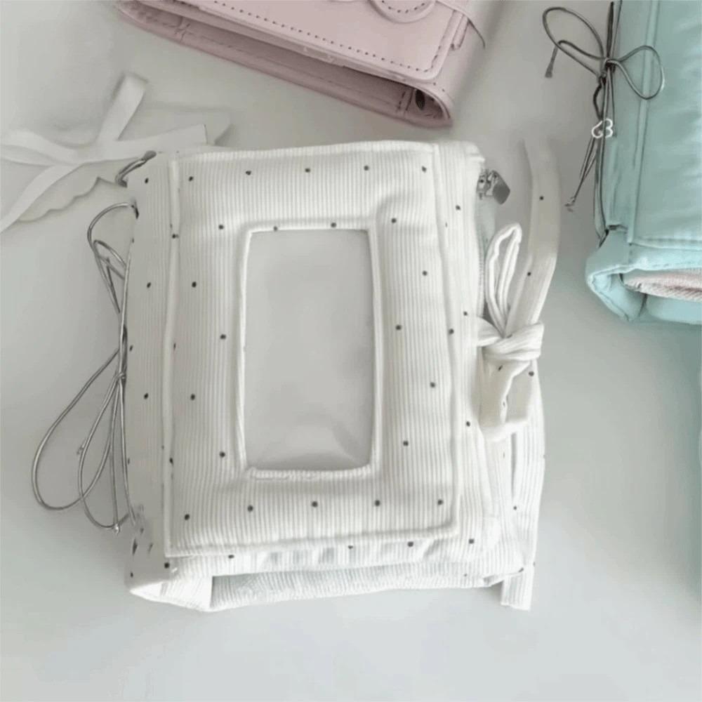 M5 Diary Notebook Polka Dot Strap Binder Note Planner Ins Mini Pocket Notebook Student Stationery