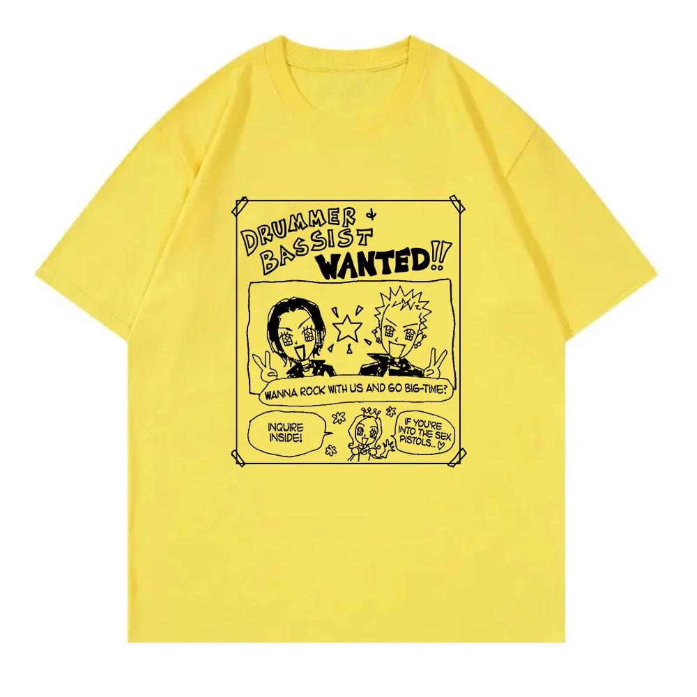 Unisex Nana Anime Black Stones TShirt Funny Women Clothing Harajuku Tops Unisex Casual TShirts Graphic Clothes