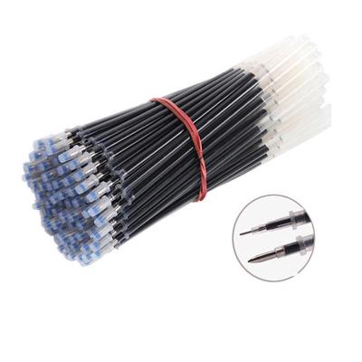 100 stücke Gel Ink Pen Refill 0,5mm Kugelschreiber Kugel Nadelspitze Schwarz Rot Blau Farbe Patrone
