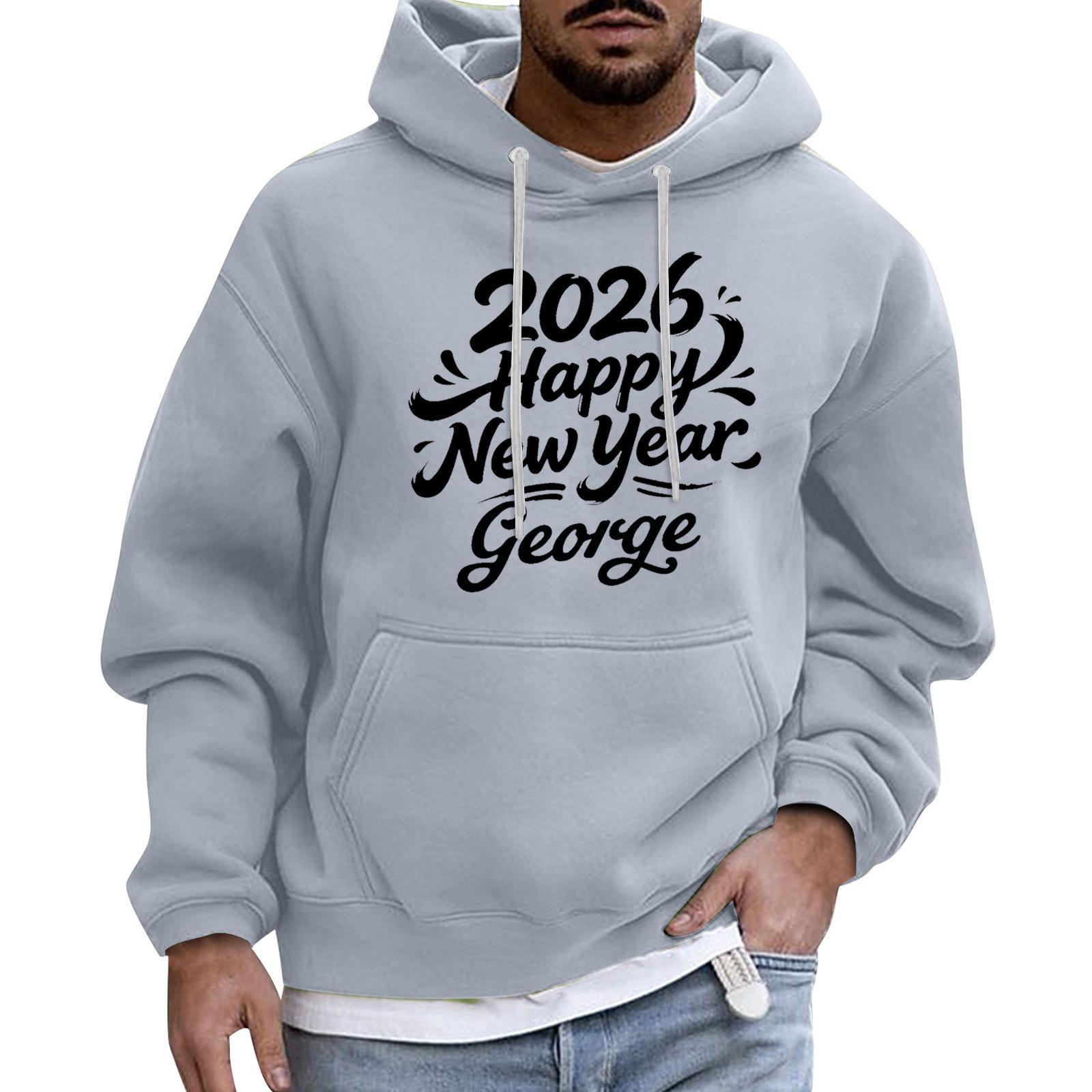 

Мужской Спортивный Повседневный С Длинными Рукавами С Карманом Капюшон Толстовка L