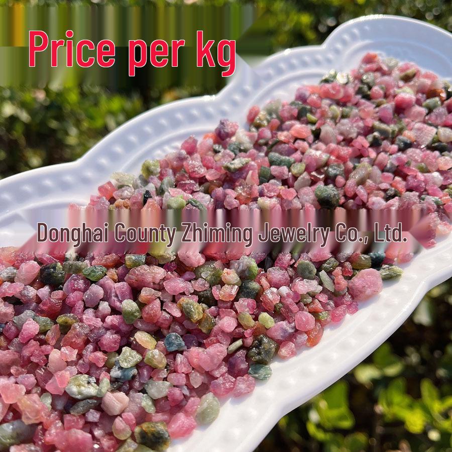 Необработанные кристаллы турмалина (гравий) для очистки и декора аквариума