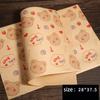 Sandwich Wrapping Paper Oil-Absorbent And Oil-Proof Sandwich Burger Paper Tray Bread Baking Plate Pad Paper Can Be Cut