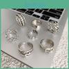 Ins Trendy S925 Silver Ring For Women Elegant Adjustable Finger Ring For Chic Style