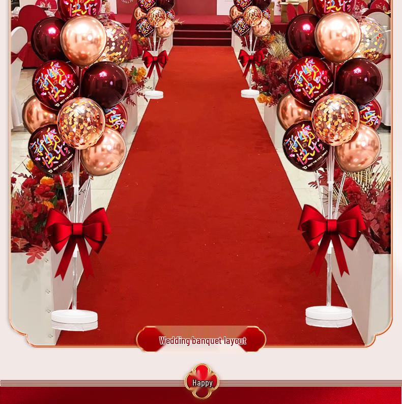 Wedding and Engagement Balloon Floor Decoration Set