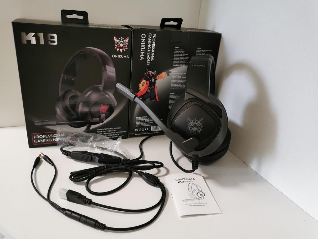 ONIKUMA K19 Wired Gaming Headset for PC and PS4