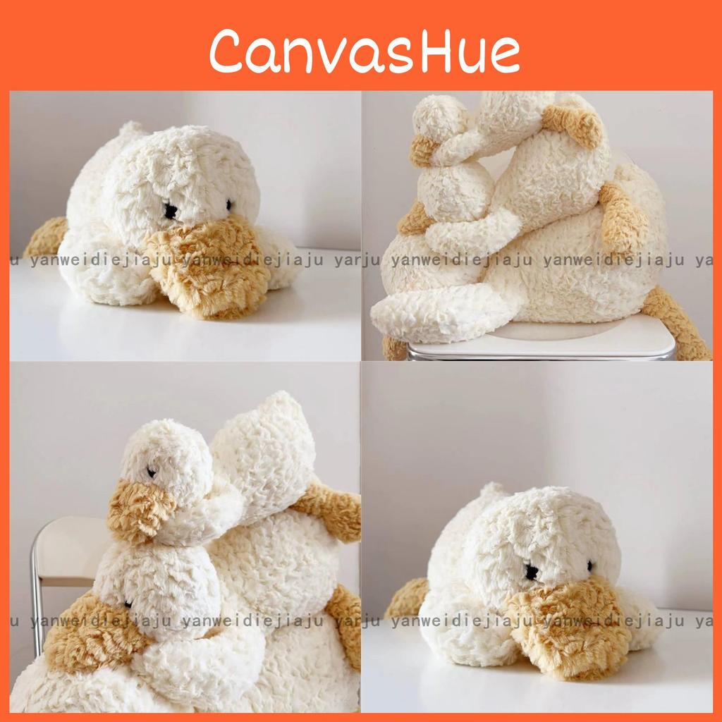 Cute Plush Duck Pillow With Soft Fabric For Kids Bedroom Accessory