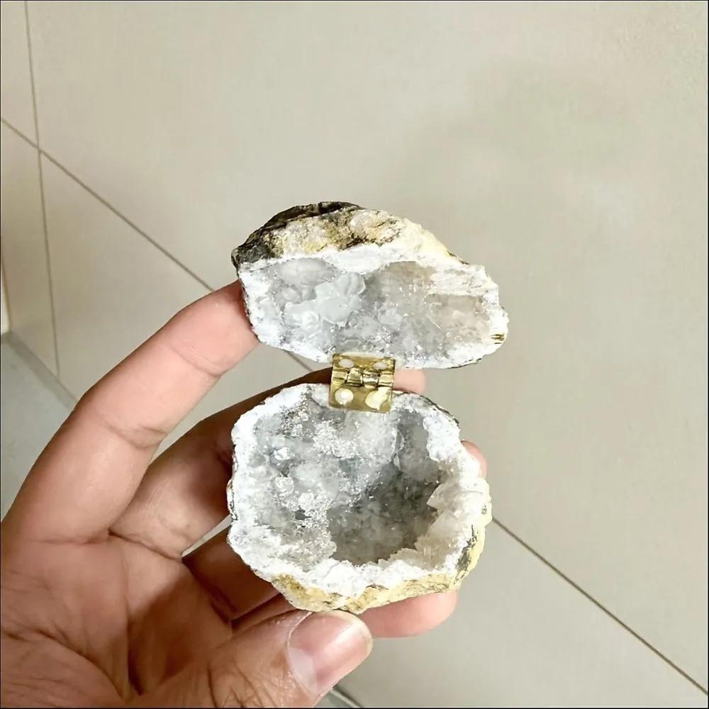 Moroccan crystal ring box 5-6cm