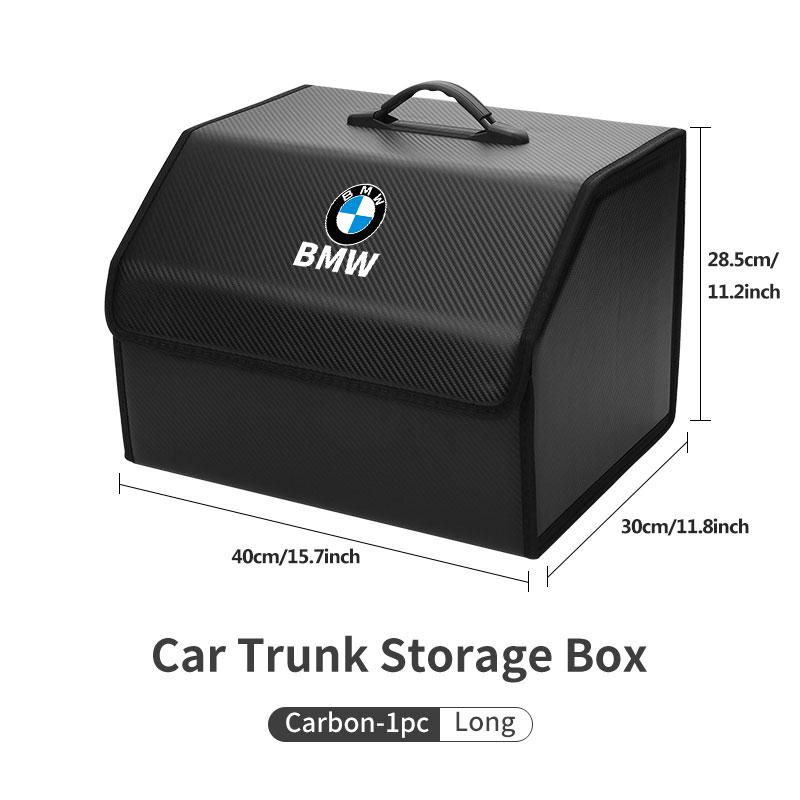 XKUGH1 For BMW New 2025 Car Trunk Organizer Box Tailbox Stowing Tidying Storage Bag Accessories For BMW E70 E91 E30 G30 E53 M3 M5 X6 X4