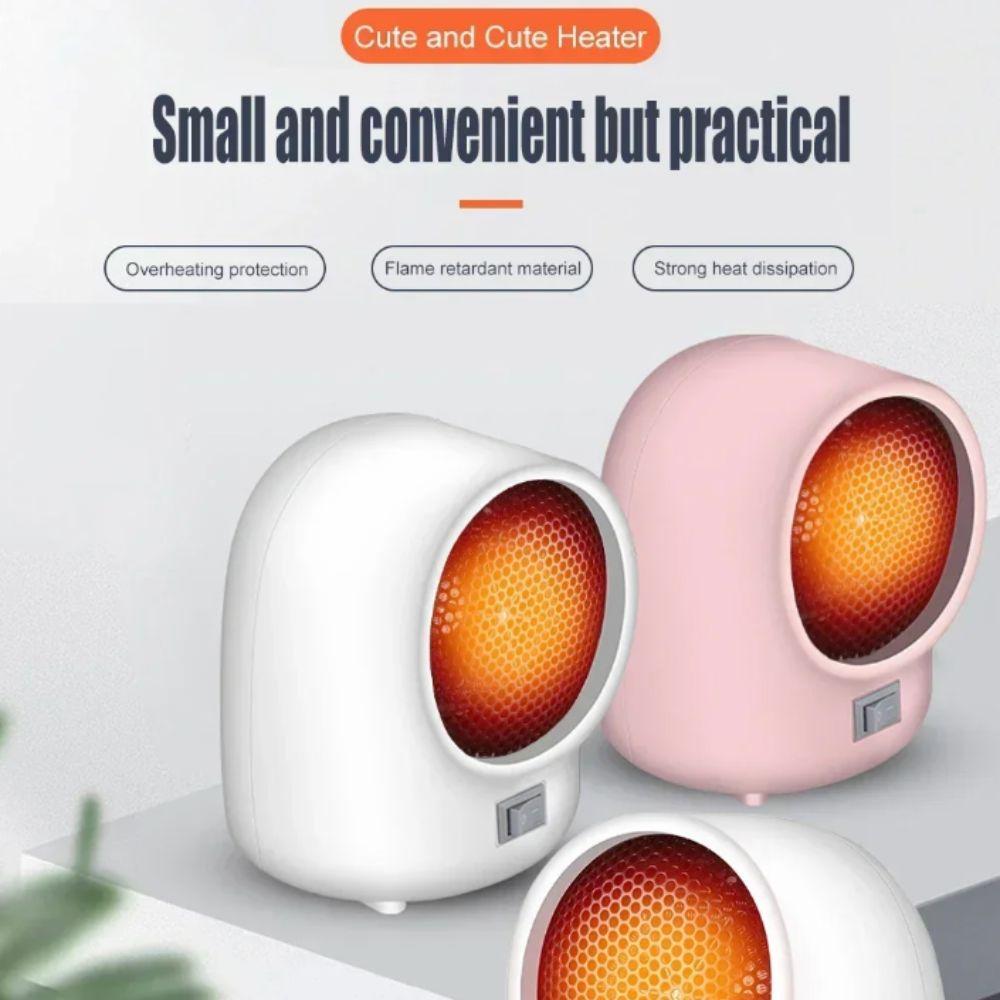 Mini Size Electric Heater Quick Heating Hot Air Blower Portable Heater  Dormitory Use