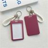 Card Keyring Business Key Chain Badge Holders ID Card Holders ID Card Protective Bus Card Cover