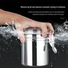Shangqi Stainless Steel Portable Sealed Storage Jar