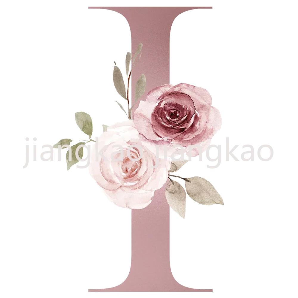 Personalized Mug Floral Initial Name Cup Custom Name Tea Coffee Hot Chocolate Mugs Bride Bridesmaid Mothers Day Gifts for Her