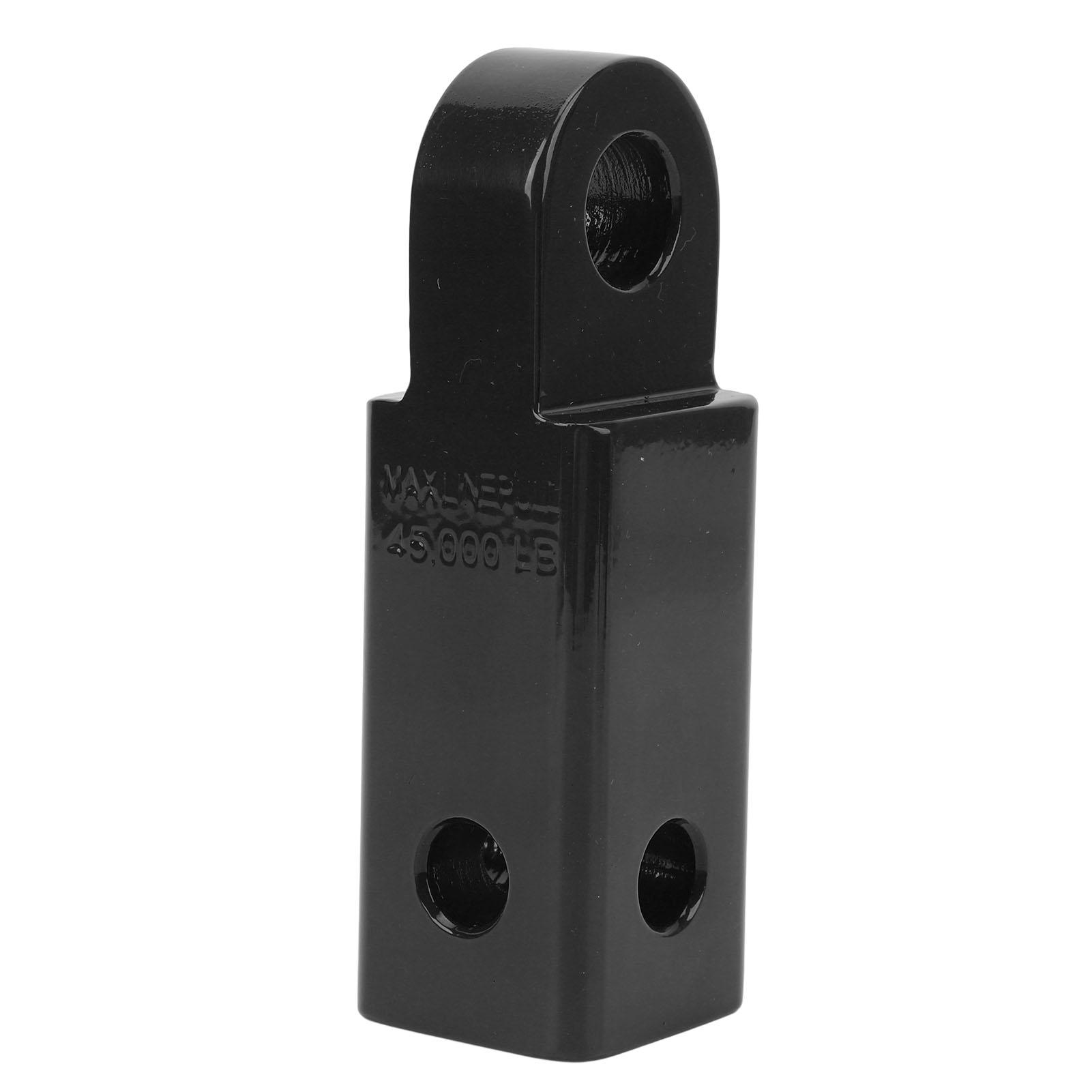 

Shackle Hitch Receiver 23T Breaking Strength Carbon Steel for Trucks SUVs 4x4 Off Road Vehicles Recovery Black