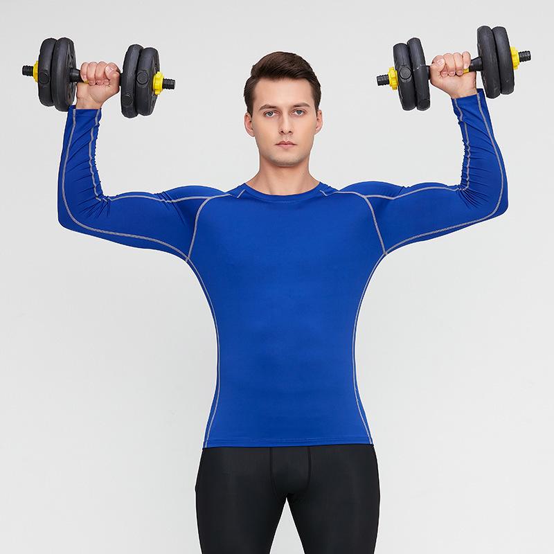 Men's Quick-Dry Breathable Long Sleeve Compression Workout Shirt