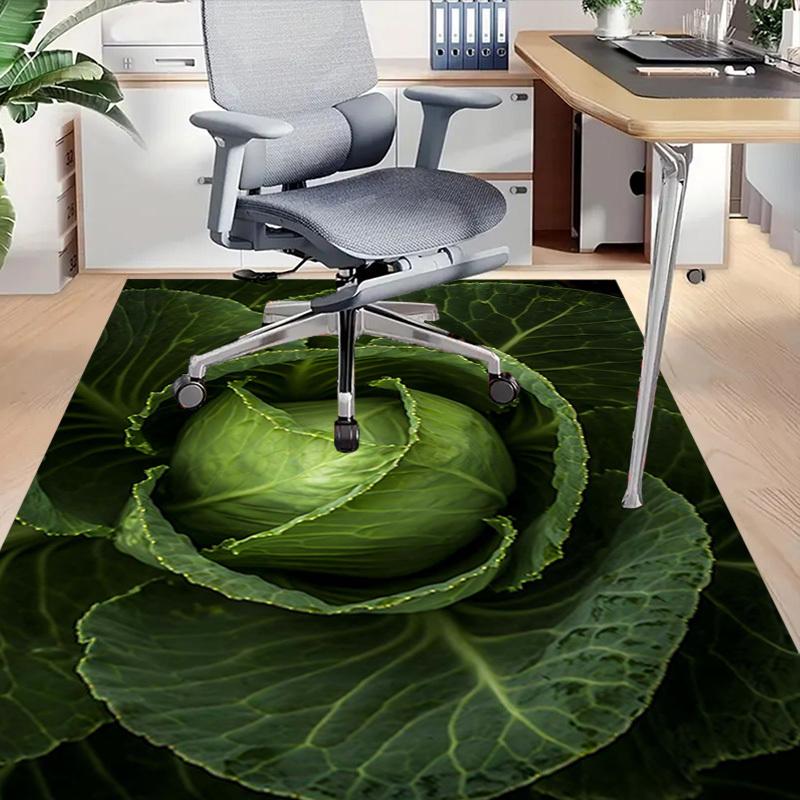 1PC cabbage Extra Large Non Slip Floor carpet, Office, family, Studio   Large Area Rug Indoor Rugs, Bold Statement Piece