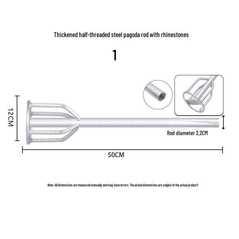 Thickened Double Mountain Plaster Putty Paint Mixer Rod