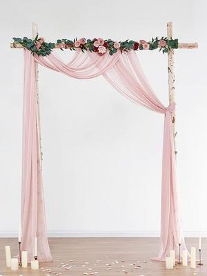 Chiffonstoff Hochzeitsbogen Drapierstoff 77x600cm Drapierungen Laube Dekoration Hochzeitszeremonie Empfang Girlanden Dekorationen