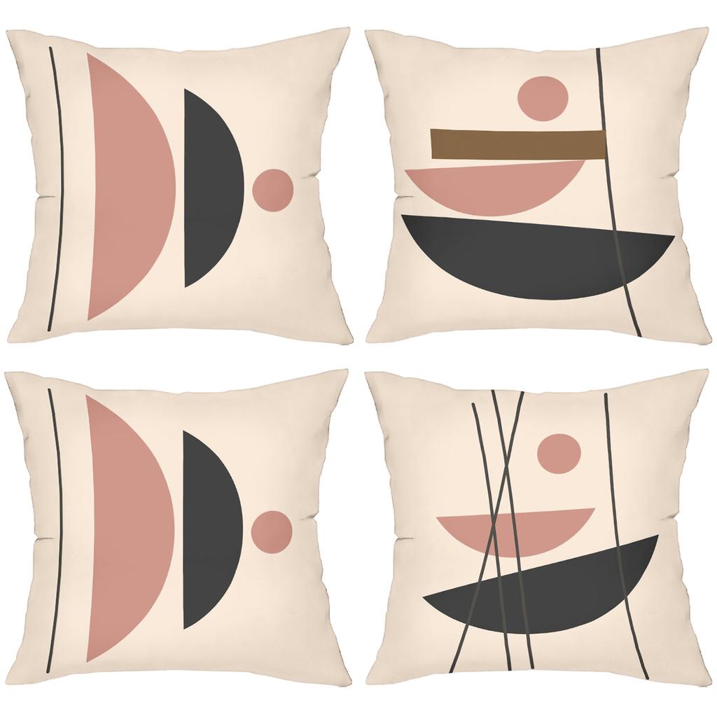 Modern Geometric Pattern Decorative Throw Pillow Covers Polyester Pillowcase,sofa Decorative Cushion Cov Headboard Pillow