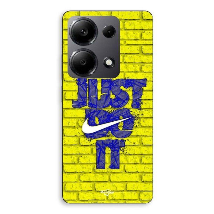 Phone Case - MANIACASE - Xiaomi Redmi Note 13 Pro 4G - Silicone - Flexible - Logo Just Do It