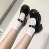 FiveFive Femmes Printemps Plateforme Appartements Décontractés Oxford Mocassins Fond Épais Dames Compensées Lolita Chaussures Mary Jane Femmes Mocassins