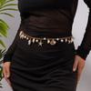 Sommer Meeresstern Muschel Muschel Imitation Perlen Taille Kette Damen Sexy Bikini Bauch Körper Kette Urlaub Schmuck