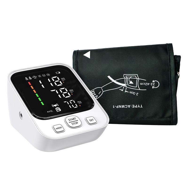 Automatic Digital Home Medical Upper Arm BP Monitor Sphygmomanometer Machine for Blood Pressure Measurements Plastic